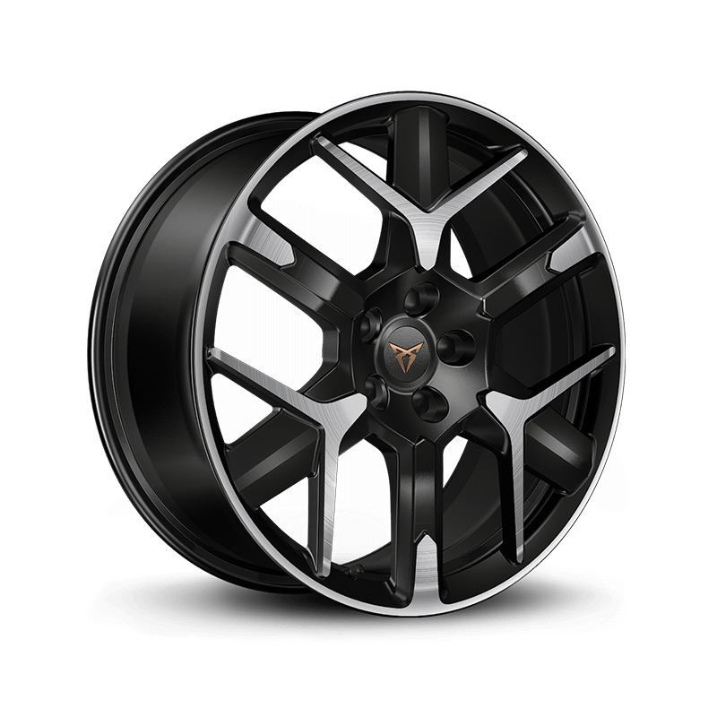 CUPRA Formentor available with 19” hailstorm silver wheel